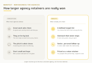 Winning larger retainers