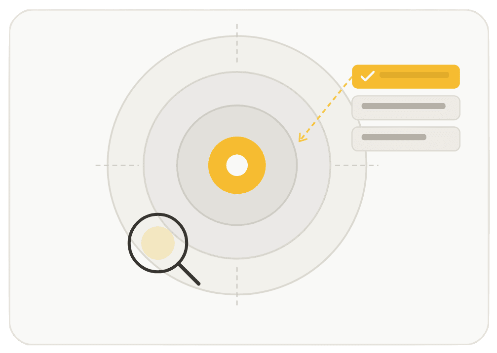 A Target to indicate precision