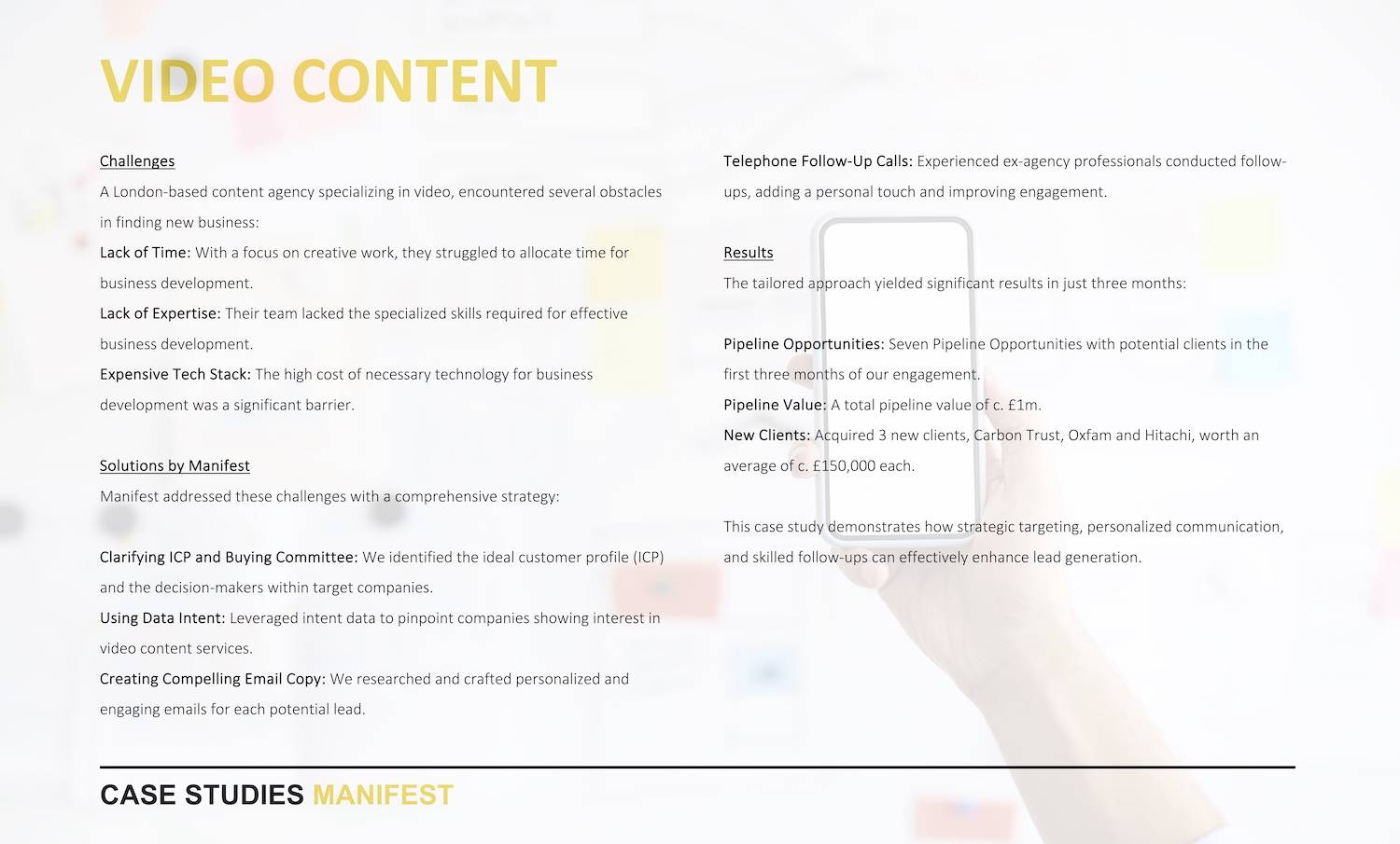 PR CASE STUDY